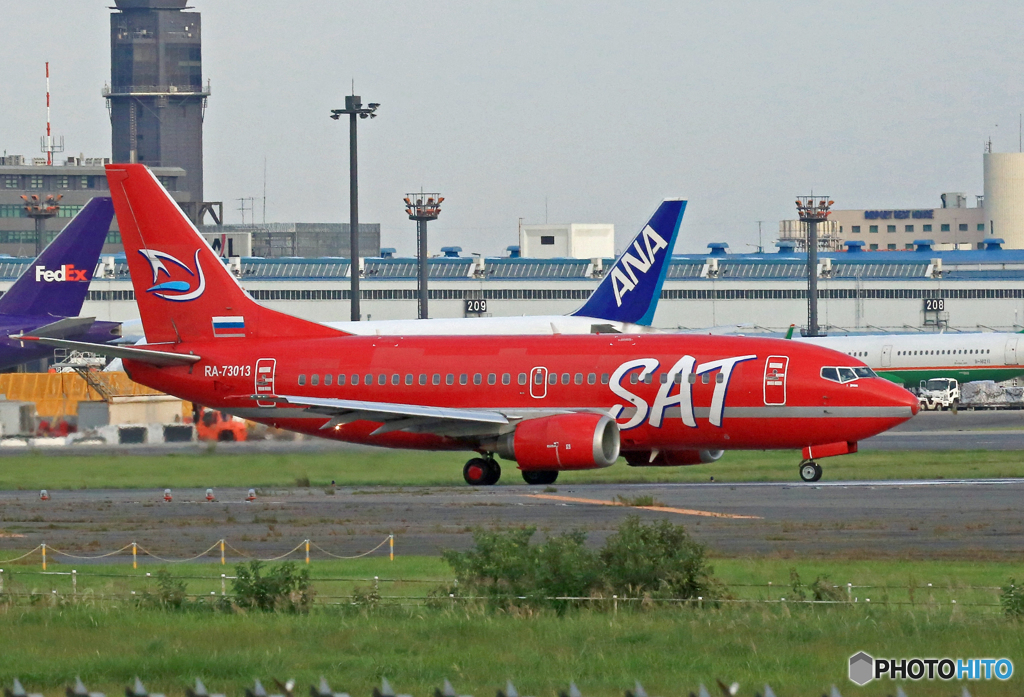 ✈Aurora SAT B737-500 RA-73013 出発☮　