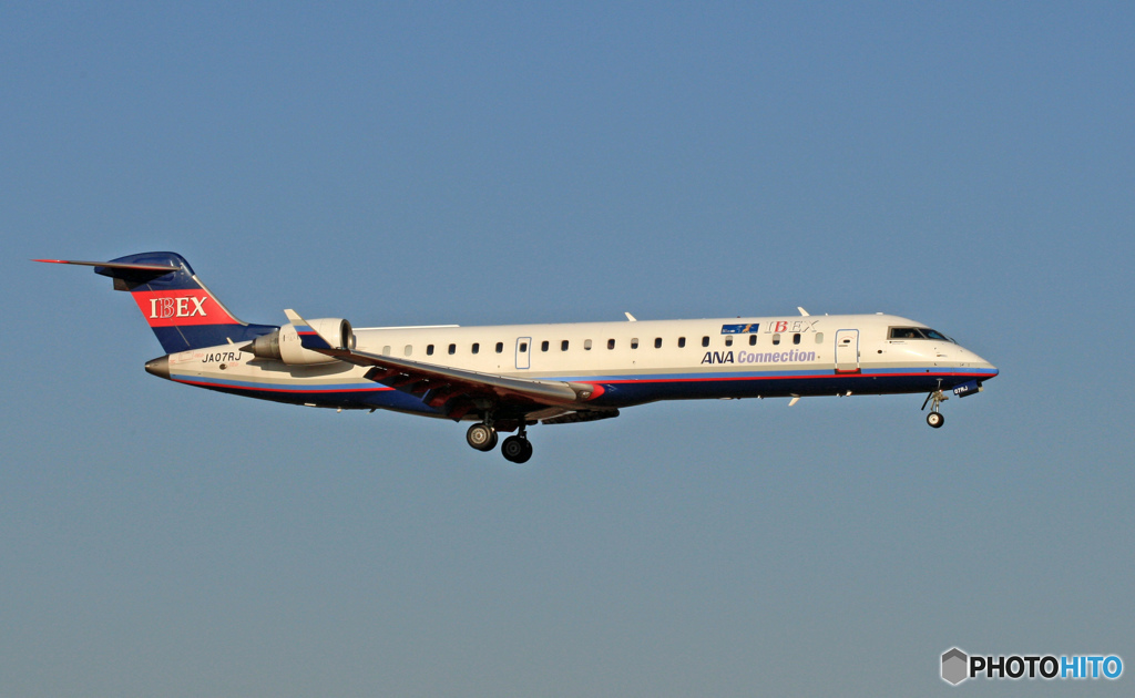 IBEXﾎﾞﾝﾊﾞﾙﾃﾞｨｱCRJ-700 JA07RJ「大好き」