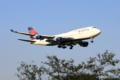 到着 DELTA 747-400 N671US 到着 DELTA 747-400 N671US