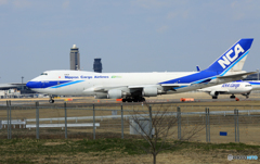 「☁雲」 NCA 747-400F JA08KZ離陸 「☁雲」 NCA 747-400F JA08KZ離陸