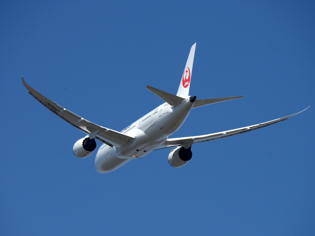 JAL 787-8 離陸
