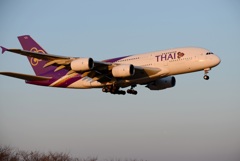 THAI A380-841 到着