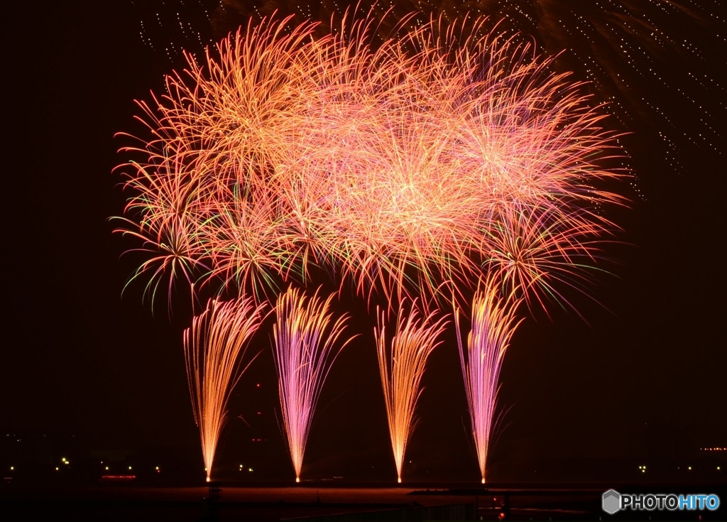 ☮　休憩タイム（185）花火　☮