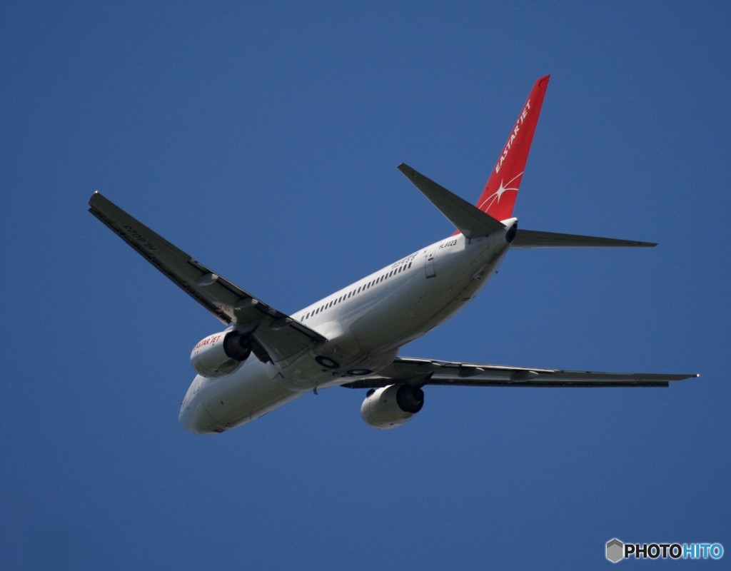 EASTAR JET 737-86N 出発　