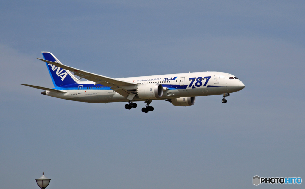 ANA 787-8 JA820A 着陸 
