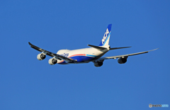 「空色」 NCA 747-8KZF JA17KZ飛行