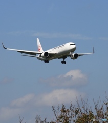 JAL 767-346ER JA607J 到着　