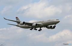 ETIHAD A340-500  到着