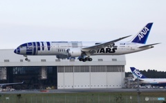ANA R2-D2 Jet STAR WARS B787-9 JA873A