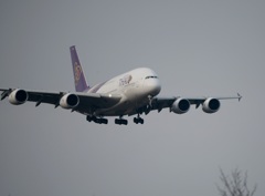 THAI A380-841 着陸