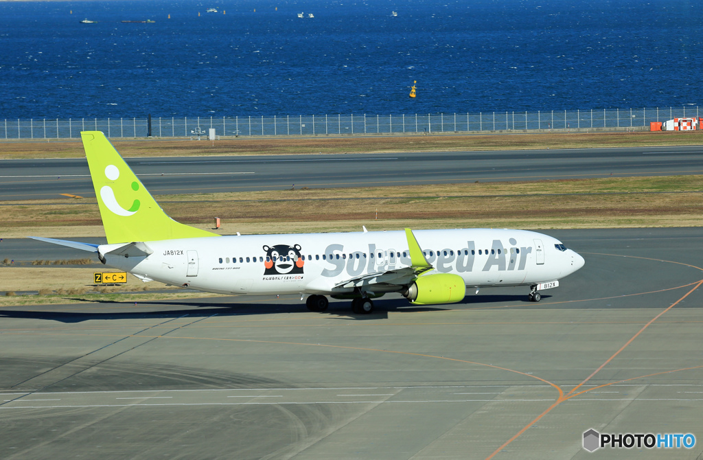 ☮Solaseed 737-800 「くまモンGO」JA812X☮