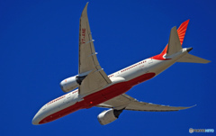 AIR INDIA 787-8 VT-ANE 飛び立ち　