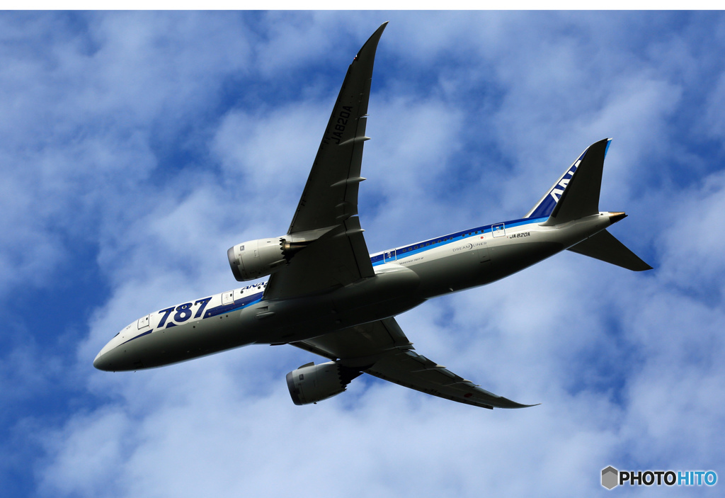 ANA 787-8 JA820A 飛び立ち　