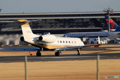 出発Private;Gulfstream G550G N721MM