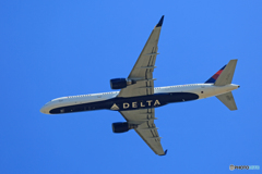 「良い天気」 DELTA 757-26D N822DX飛行 