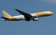 離陸(281)scoot 777-212  離陸(281)scoot 777-212