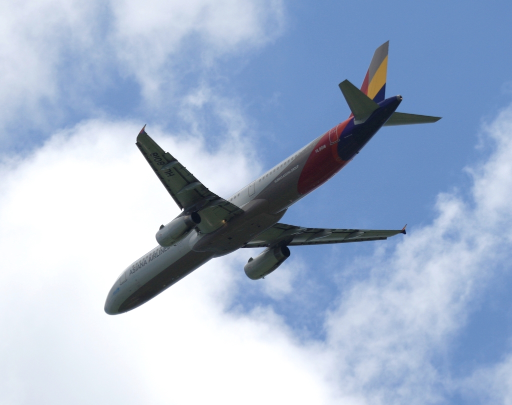 ASIANA 777-300 飛行　