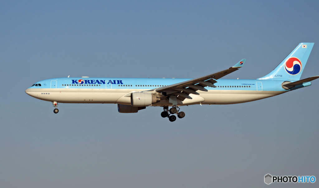 到着 Korean A330-323 HL7710