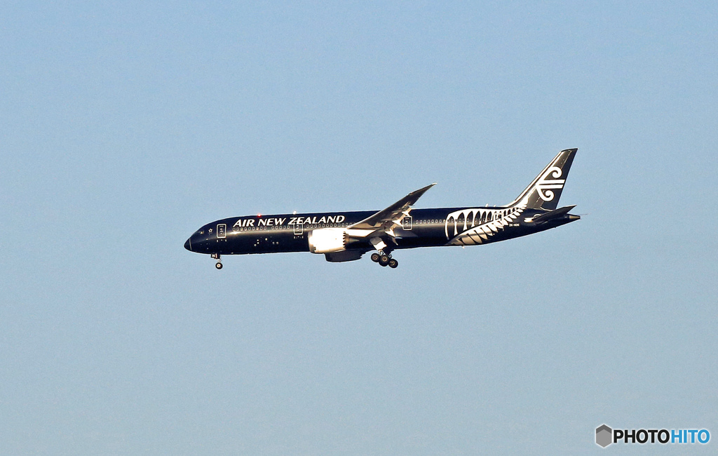 着陸 Air New Zealand B787-9 ZK-NZE　