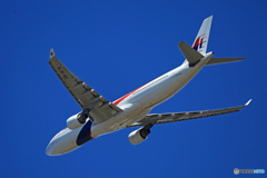 「ぶるー」 Malaysia A330-323 9M-MTN離陸