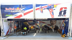 ☮休憩ﾀｲﾑ(379)  エアレースの風景・只今設営中です！