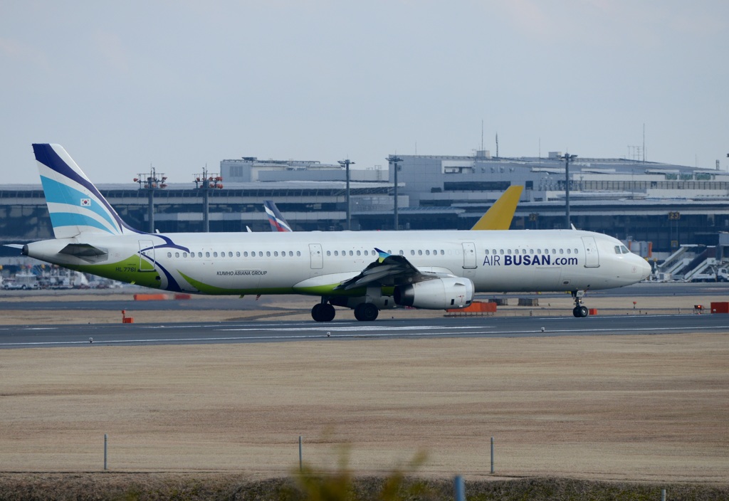 Air Busan A321-231 離陸