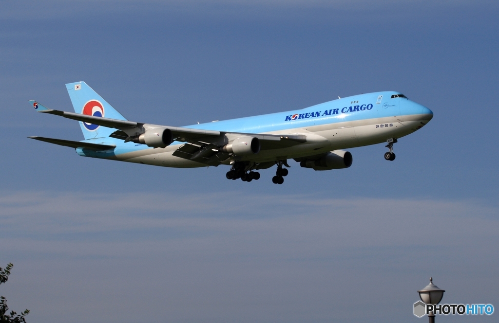 KOREAN Cargo 747-400F 到着　