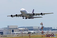 「すかい」 タイ航空 A380-841 HS-TUE Takeoff 