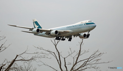 到着 Cathay 747-400F B-LJI