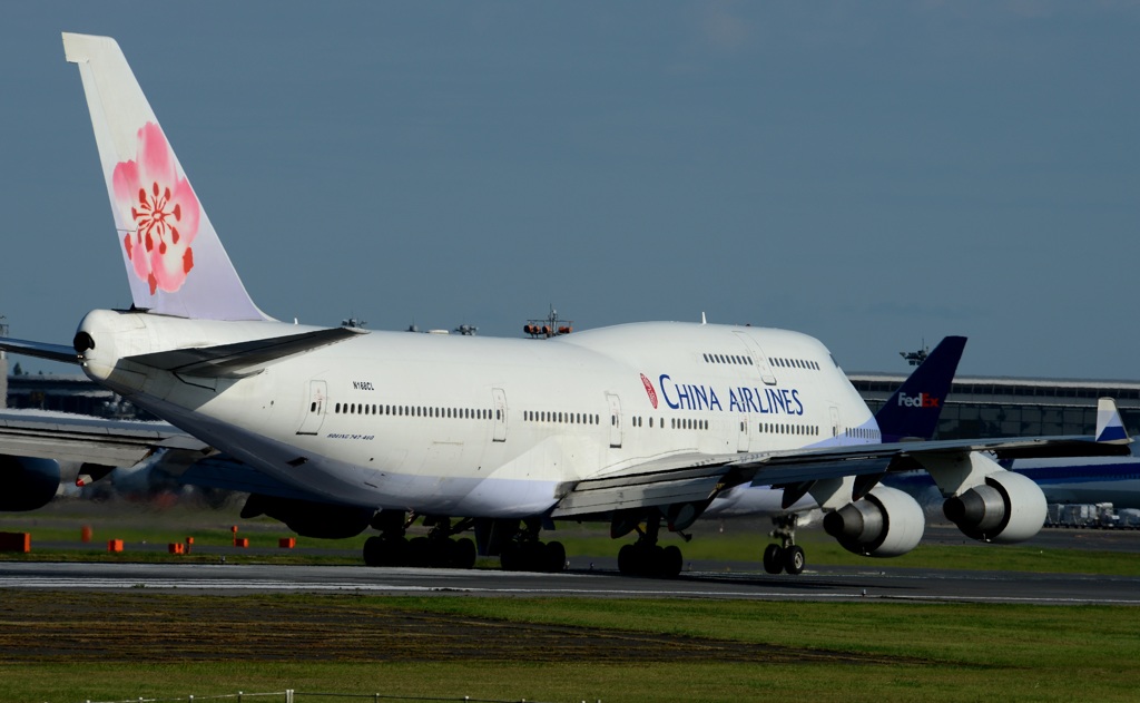 離陸（404）China Air 747-400 