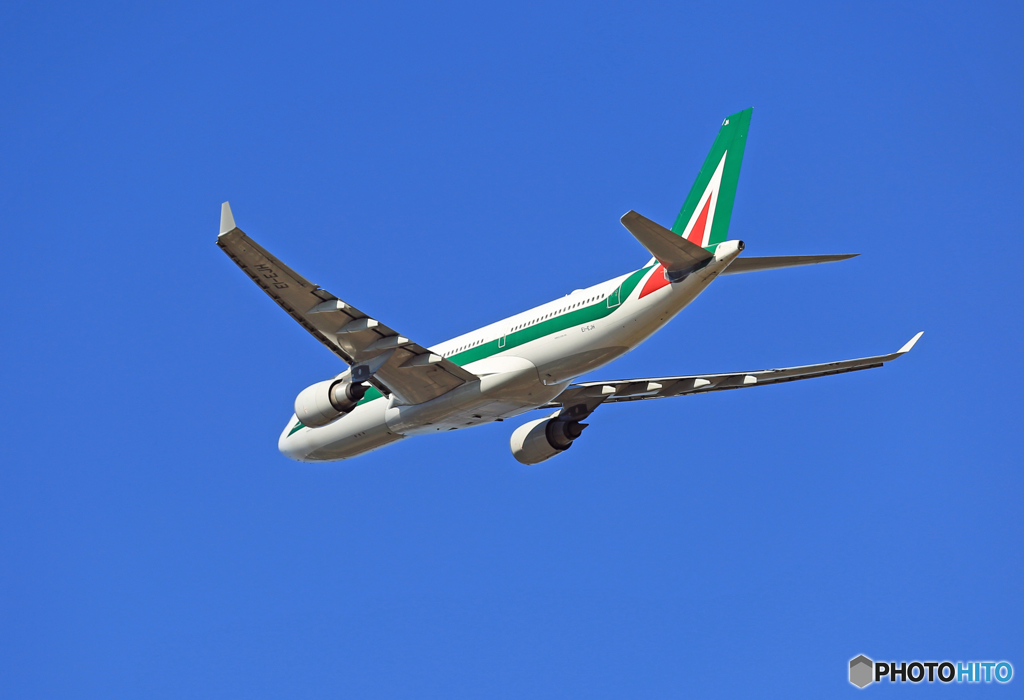 出発 ☀Alitalia A330-202 EI-EJH