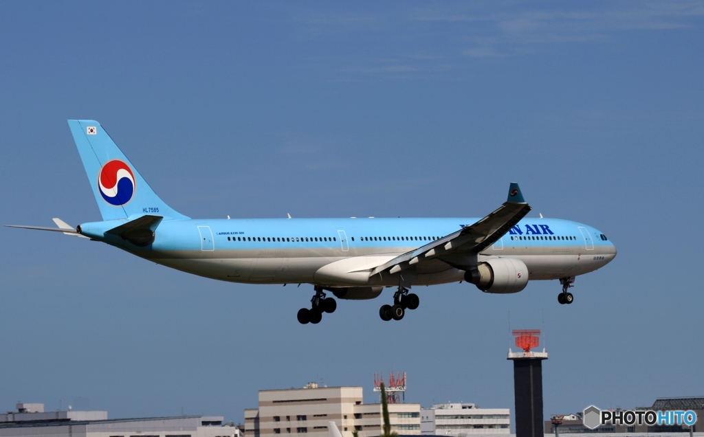 KOREAN A330-300 着陸　