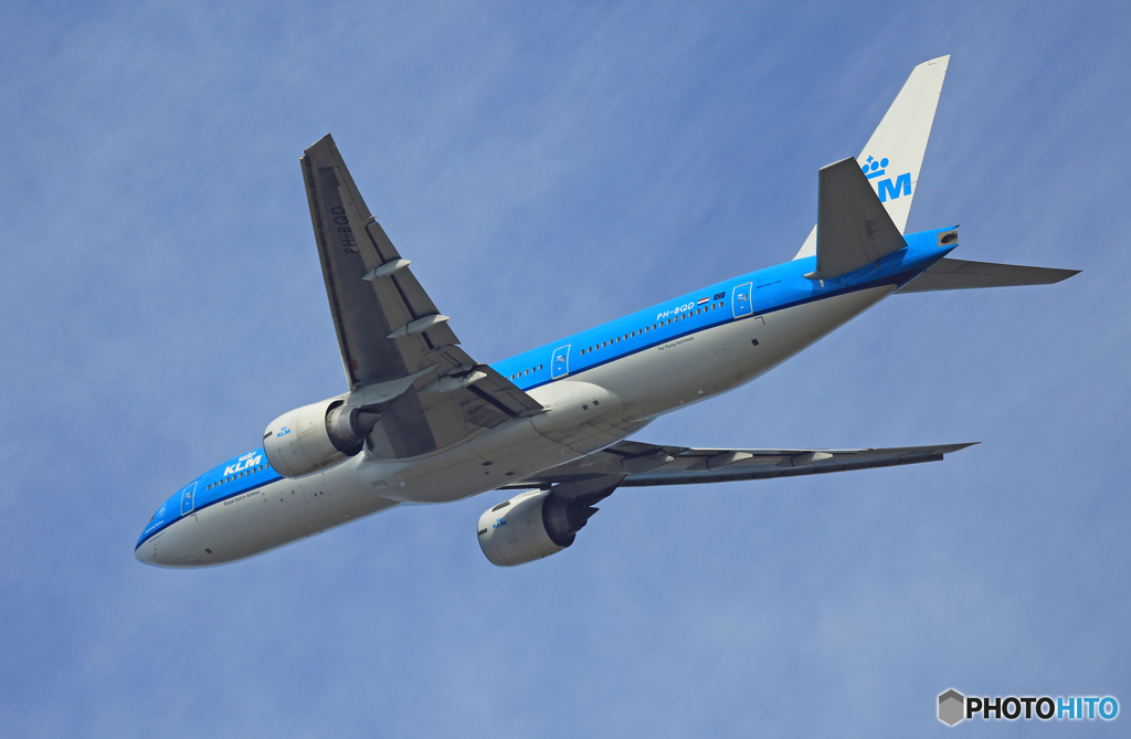 離陸 KLM 777-200 PH-BQD