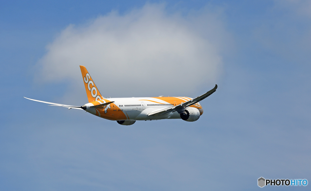 出発 scoot 787-9 9V-OJE