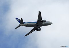 離陸  ANA 737-500 JA307K