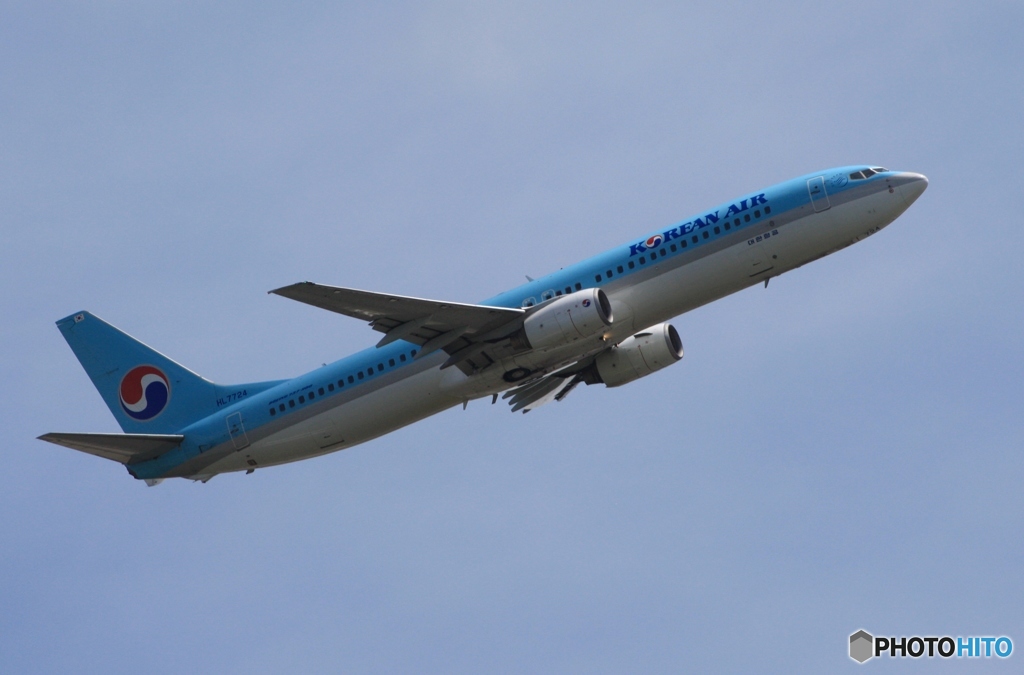離陸  KOREAN 737-9B5 