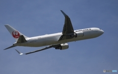 JAL 767-346 飛び立ち　