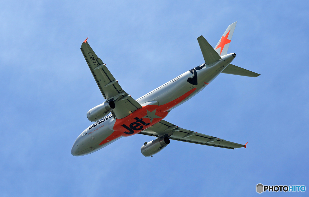 出発 Jetstar A320-232 JA09JJ