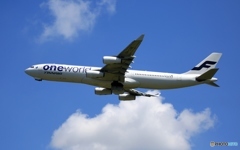 離陸　FINNAIR A340-313 