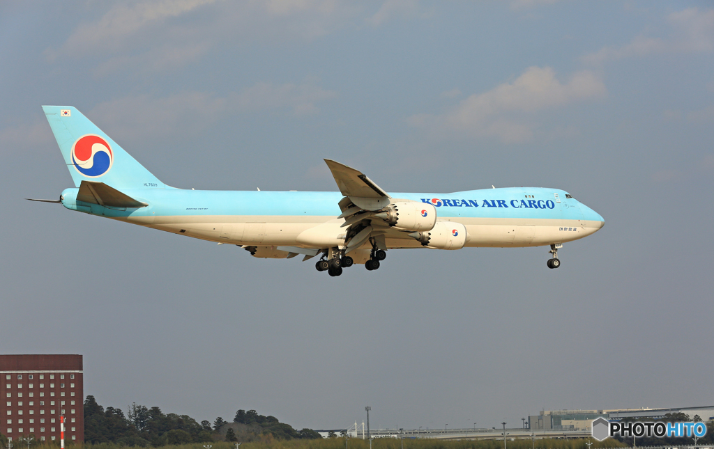 「SKY」KOREAN Cargo 747-8F HL7609 着陸