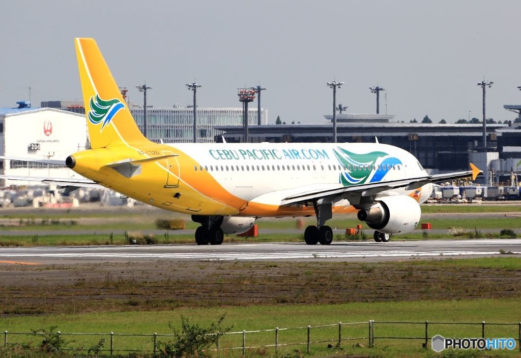 出発　CEBU A320-214 RP-C3261 