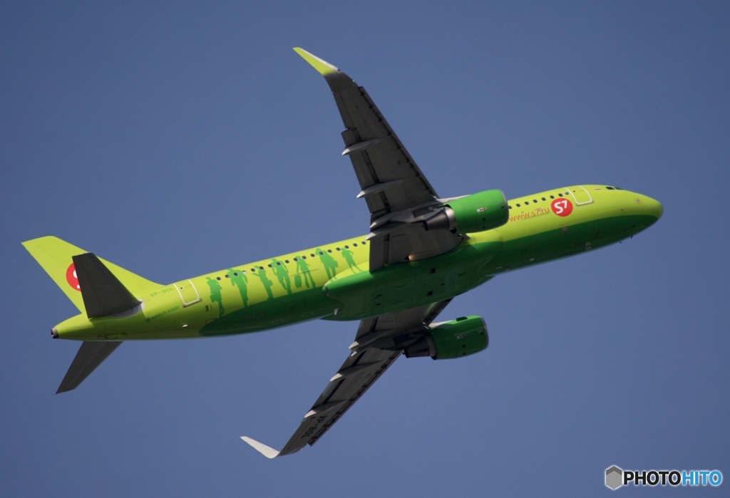 S7航空 A320-214 離陸　