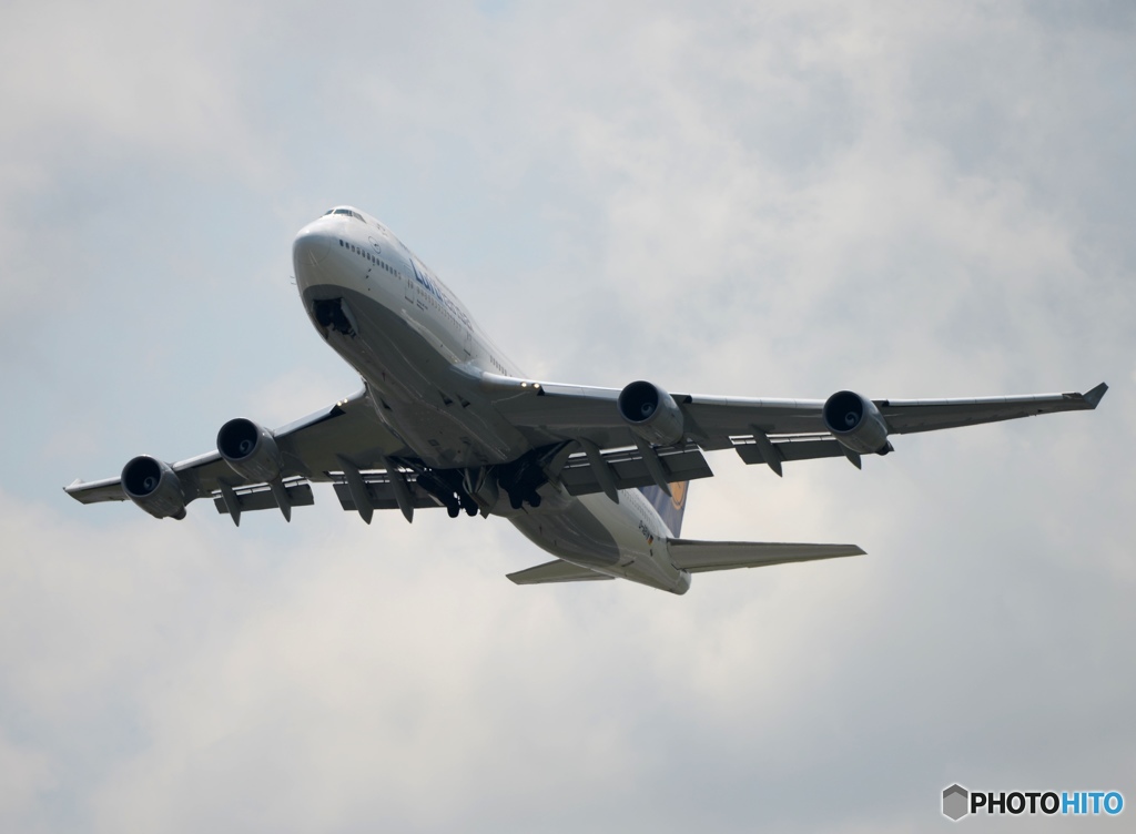 Lufthansa 747-430 離陸　