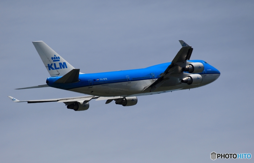 KLM ７４７ジャンボ機　