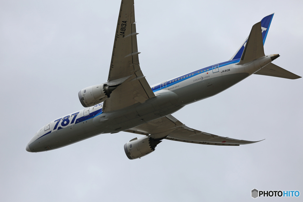 ANA 787-8 JA813A 出発 