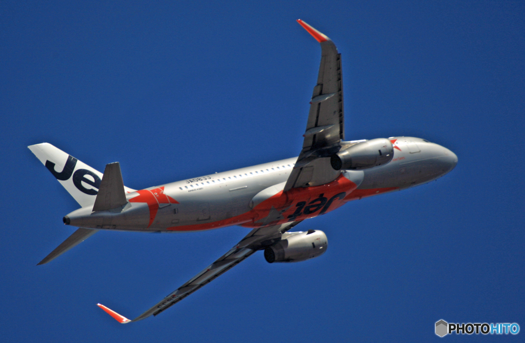 Jetstar A320-232 JA08JJ 離陸 