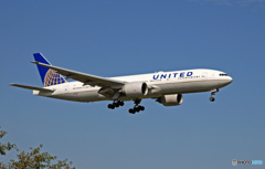 UNITED 777-224 N78003 到着　