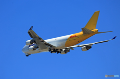 「良い天気」 Polar 747-47U N498MC飛び立ち