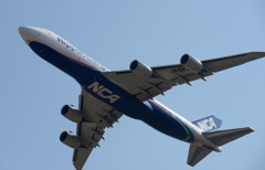 NCA 747-8KZF 離陸
