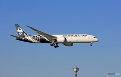 「スカイ」 Air NZ' 787-9 ZK-NZH 着陸 